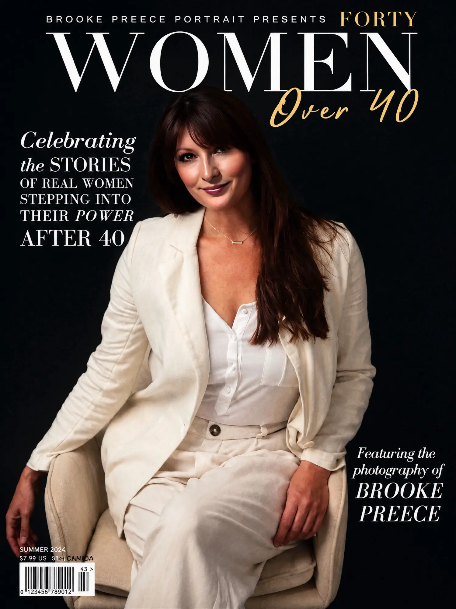 Maria featured on Women Over 40 Magazine cover