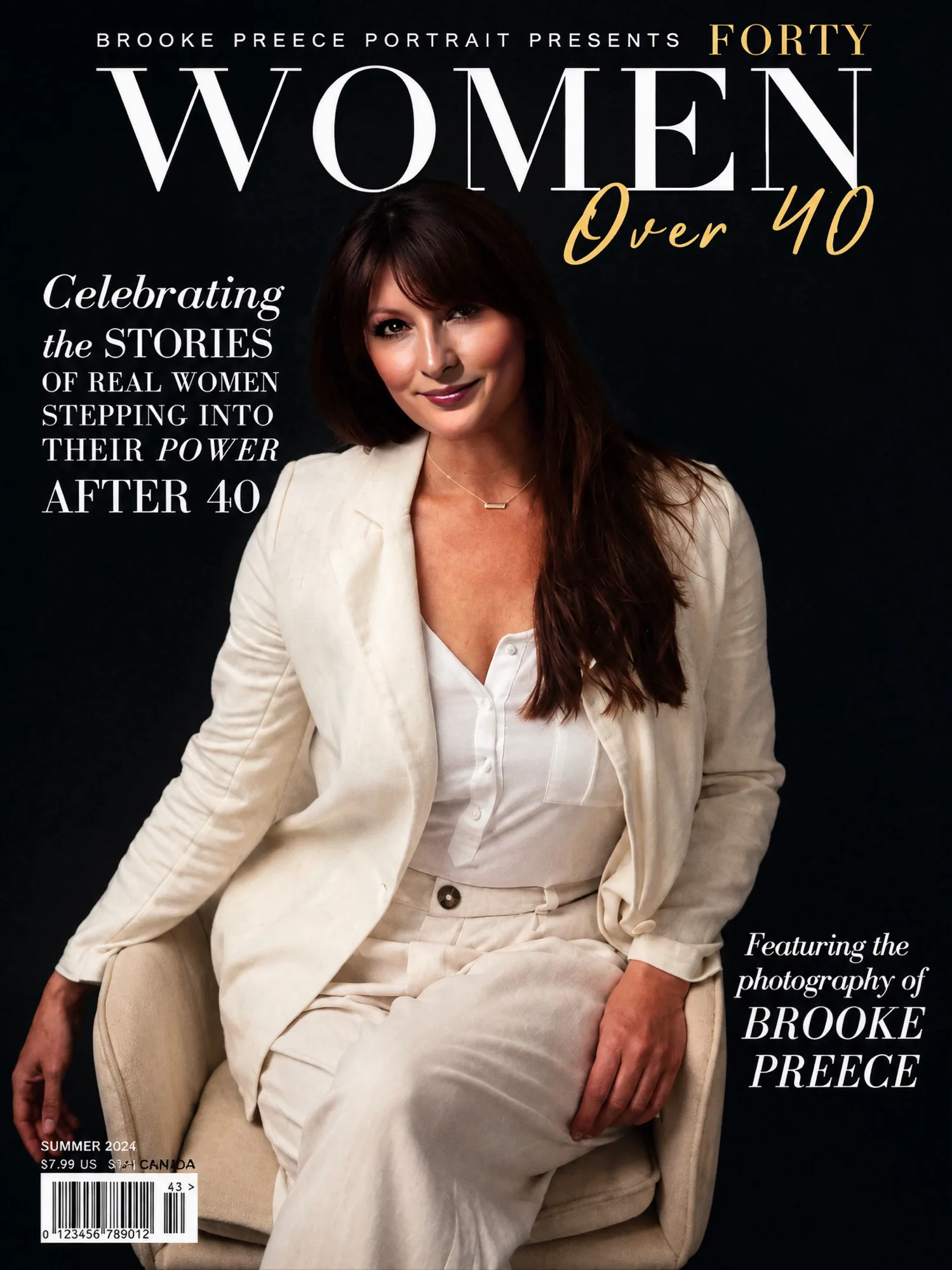 Women Over 40 Magazine cover, Summer 2024